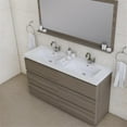 thumbnail image 6 of Alya Bath Paterno 60" Wood Double Freestanding Bathroom Vanity in Gray, 6 of 7