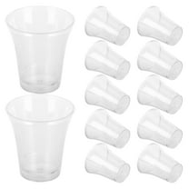 HOMEMAXS Clear Plastic Cups for Church Sacraments and Services Durable Disposable Transparent Cups Standard Tray Compatible 200pcs