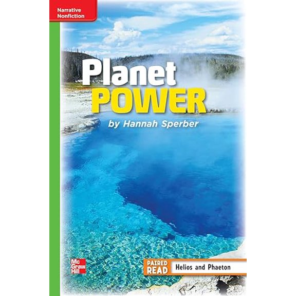 Pre-Owned Reading Wonders Leveled Reader Planet Power: Beyond Unit 6 Week 3 Grade 4 (ELEMENTARY CORE READING), 9780021189229, 0021189226, Paperback, 1 edition