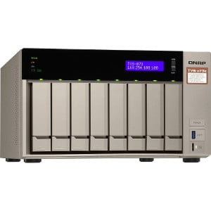 QNAP TVS-673 6-Bay Diskless NAS Server with AMD RX-421BD - (Best Media Server For Qnap Nas)