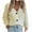 Beige, variant on Sentmoon Cozy Sweaters for Women Long Sleeve Oversized Cardigan Button up Solid Color Stretchy and Flexible Loose Women Clothing Fall and Winter Streetwear for Business Casual M