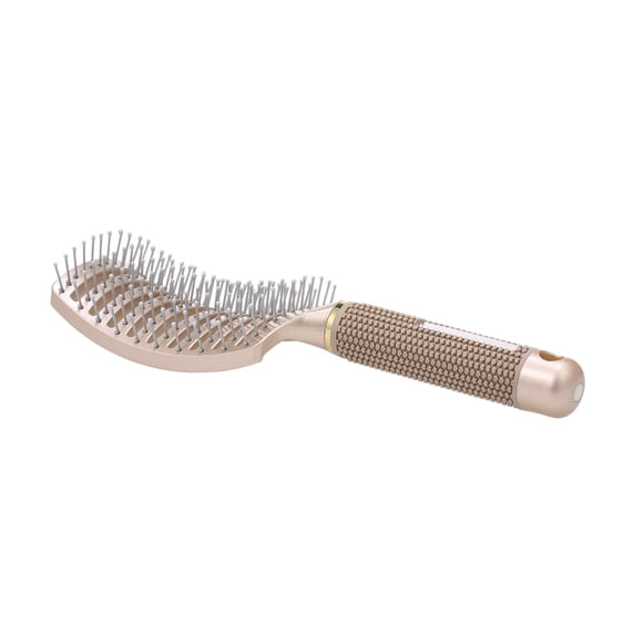 Brush Fashion Curved Vent Brush for Blow Drying Styling Detangling Hair Brush Wave Row Brush for Short Thick Curly Hair