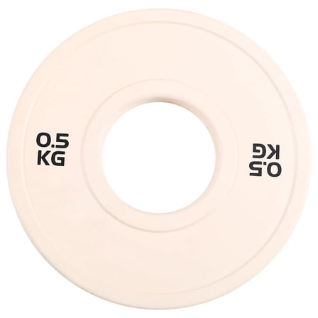 Gym Micro-Type Plates Dumbbell Weight Plate Rubber Fractional Weight Plates Add-on Aperture 50.4mm 0.5KG