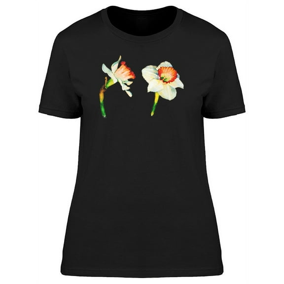 Daffodil Flowers T-Shirt Women -Image by Shutterstock, Female x-Large