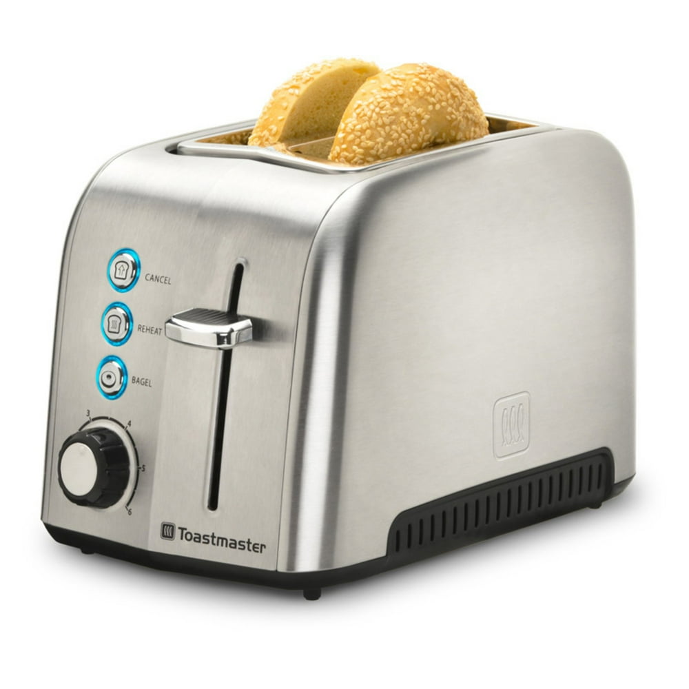 Toastmaster TM23TS 2Slice Deluxe Stainless Steel Toaster Walmart