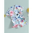 Bangyeer Toddler Baby Girls Boys Summer Rash Guard Swimsuit Playsuits