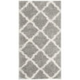 thumbnail image 2 of Parma Lyssa Geometric Shag Area Rug by Chateau Lyon Area Rug, Grey/Cream, 3' x 5', 2 of 8
