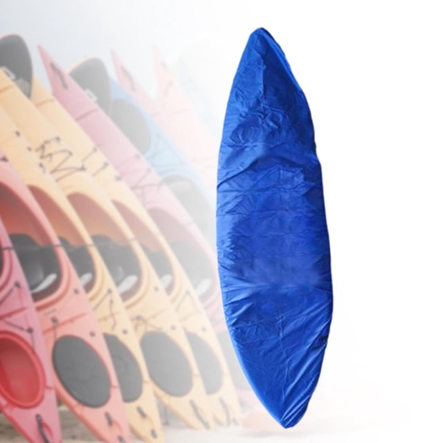 Colaxi Housse de Kayak Housse de Pluie pour Canot Portable Polyvalente Rangement Extérieur Imperméable Protection Solaire Housse de Bateau pour Sports Nautiques Extérieur pour Bateau de 4,6 m à 5 m