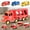 Red, variant on XMMSWDLA Construction Truck Toys for Boys Girls Age 1 2 3 4 5 6 Years Old,Carrier Transport Trucks for Kids 1-3 3-5 Year Old,Christmas Birthday Gift Toddler Toys.