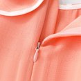 thumbnail image 5 of Cethrio Girls Casual Dresses, Puff Sleeve Cotton Gifts Pleated Girls Dundresses Orange Size 8-10T, 5 of 5