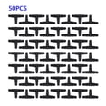 thumbnail image 1 of 50pcs Plastic Tee joint Hoses Coupling Connector Irrigation Drip System for4/7mm, 1 of 9