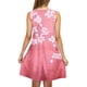 thumbnail image 5 of Vestido Corto de Verano Casual de Moda Impreso Cuello Redondo Bolsillo sin Mangas de las Mujeres, Vestido Casual para Diario, 5 of 9
