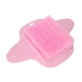 thumbnail image 3 of Foot Cleaning Brush, Space Saving Comfortable Suction Cup Foot Scrubber Non Slip  For Household Use Grey,Pink, 3 of 8