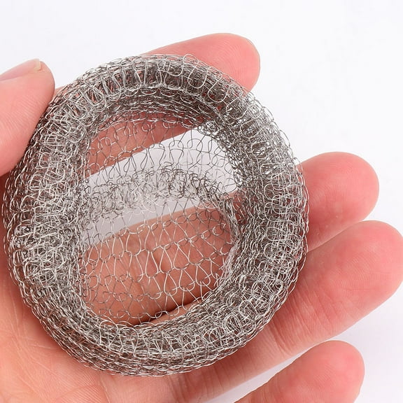 Raindrops 24 Pcs Filter Screen Mesh Washing Machine Lint White