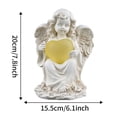 thumbnail image 2 of Solar Powered Angel With Beating Heart Motion Desktop Ornament For Home And Solar Angel Figurine For Indoor Use, 2 of 6