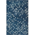 thumbnail image 4 of Mark&Day Wool Rugs, 5x8 Le Havre Cottage Navy Area Rug, Blue Cream Carpet for Living Room, Bedroom or Kitchen (5' x 8'), 4 of 9