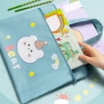 thumbnail image 4 of Bolsa de Archivo Portátil de Dibujos Animados, Almacenamiento de Doble Capa Bolso de Información Duradero para Niñas Y Niños para Comestibles Diarios , Dinosaurio DYNWAVEMX bolso de los niños, 4 of 8