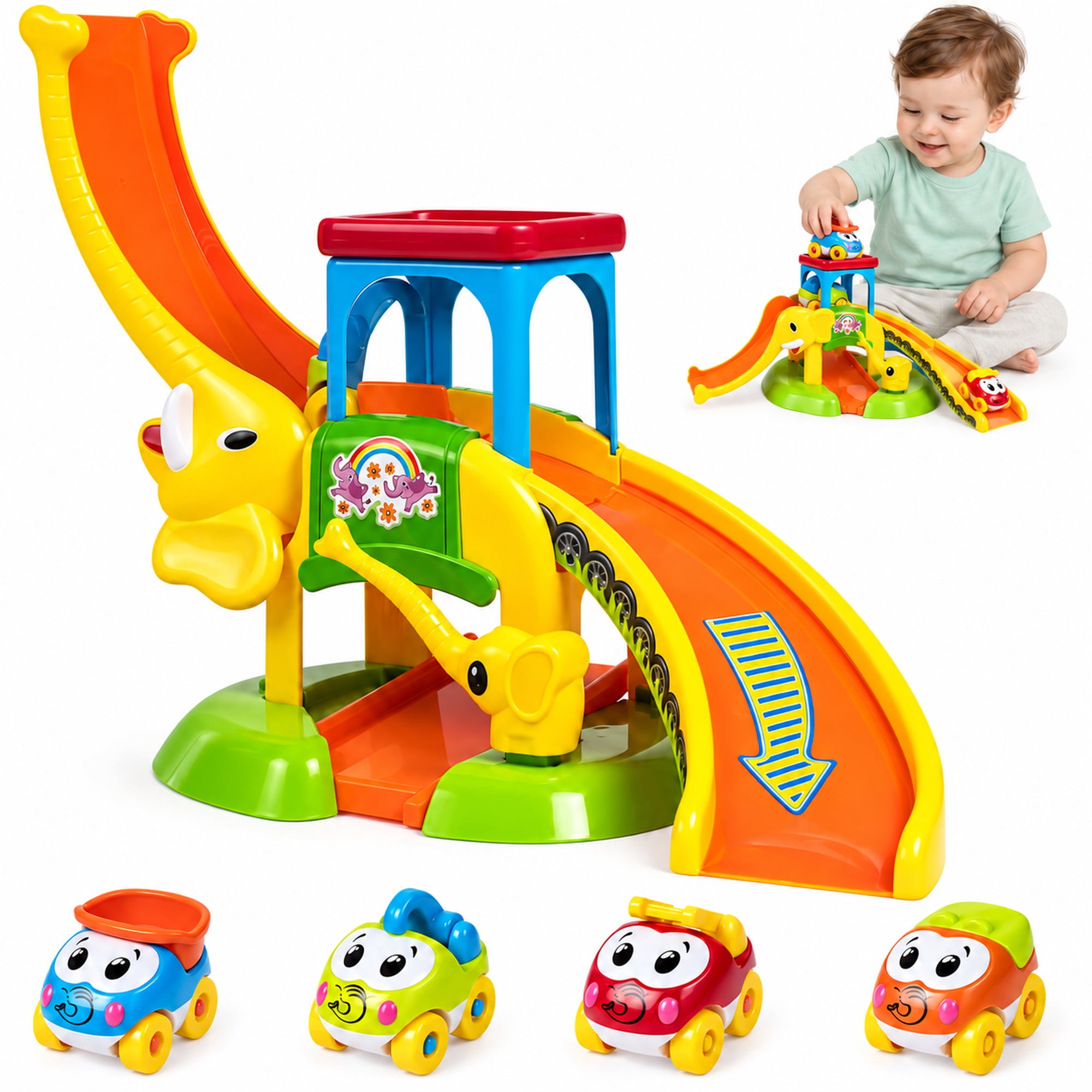 Disney Pixar Cars Toy: Lightning McQueen Mechanic Shop & Launcher