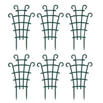 6pcs Fan-Shaped Plant Support Garden Trellis for Climbing Vegetable Vine Crop Tomato Cages Garden Stake Support
