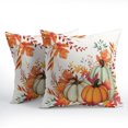 thumbnail image 2 of Fall Leaves Pillow Covers 18x18 Inch Set of 2 Maple Colors Leaf and Branch Autumn Outdoor Decorative Throw Pillow Covers Seasonal Pillowcases Rustic Farmhouse Cushion Covers for Couch Decor, 2 of 6