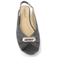 thumbnail image 5 of Victoria K Women's Bow With Gold Buckle Ballerina Flats, 5 of 5