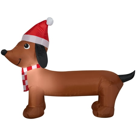 Holiday Time 4ft Dachshund Inflatable