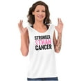thumbnail image 3 of Stronger Than Breast Cancer Warrior Tank Top Tee Shirt Women Brisco Brands S, 3 of 6