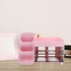 thumbnail image 1 of AURARMLET Organizador De Maquillaje Rosa Para Con Compartimentos Funcionales, 1 of 8