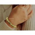 thumbnail image 4 of Green Jade Bracelet for Women - Faceted Beads Bracelet (Stretchable), 4 of 5