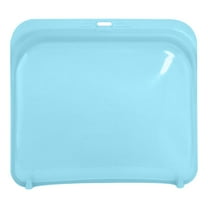 Premium Silicone Reusable Food Storage Bags, 1-Pack, Blue | Multi-Use Food Storage Bags, Lunch Bag, Travel Containers | BPA Free, Leak-free, Dishwasher-Safe, Eco-friendly, Blue Spring Sale