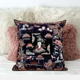 thumbnail image 3 of Wu Zetian Throw Pillow in Navy Blue Red White 16x16, 3 of 5