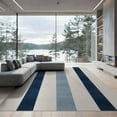 thumbnail image 2 of ODIKA 8'x10' Washable Area Rug Durable, Non-Slip Striped Vintage Colorblock Panel Retro Border Boho Bands Faded for Living Room, Under Sectional, Family, 2 of 7