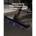 thumbnail image 4 of AIRHOP 0.79in Thick 96 Sq Ft Exercise Equipment Mats, 24 Tiles Upgraded Rubber Top with High Density EVA Foam, Large Interlocking Puzzle Gym Flooring for Home Gym, Heavy Weight Workout,Black, 4 of 8