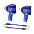 thumbnail image 3 of Juego de correas de soporte de tobillo ajustables, bandas de fitness para gimnasio, 25 x 8 cm, ligeras, multiusos, fáciles de instalar con anillos en Azul, 3 of 8