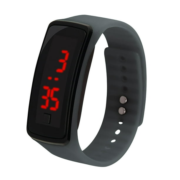 Reloj para niños Reloj electrónico LED Reloj de pulsera de silicona Reloj deportivo Wmkox8yii gfajkfgbkjabf91