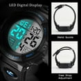 thumbnail image 4 of A ALPS Watches for Man Digital Sport Wristwatch with LED Back Light Stopwatch Waterproof Wristwatch Gift for Man Father's Day Gifts, 4 of 8