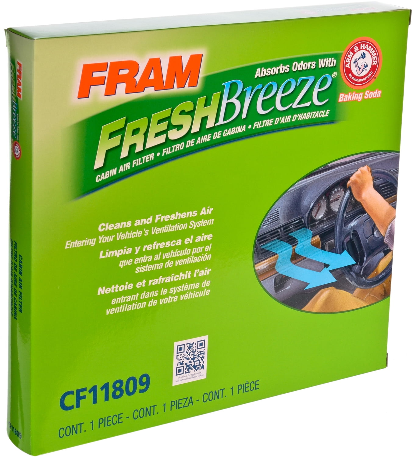 Fram Fresh Breeze Cabin Air Filter Cf11809 Walmart Com