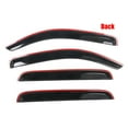 thumbnail image 3 of Ikon Motorsports Compatible with 05-15 Toyota Tacoma Double Cab Acrylic Window Visors Vent Deflector Rain Guard 4Pc Set Outside Mount 2006 2007 2008 2009 2010 2011 2012 2013 2014 2015 2016 2017 2018, 3 of 9