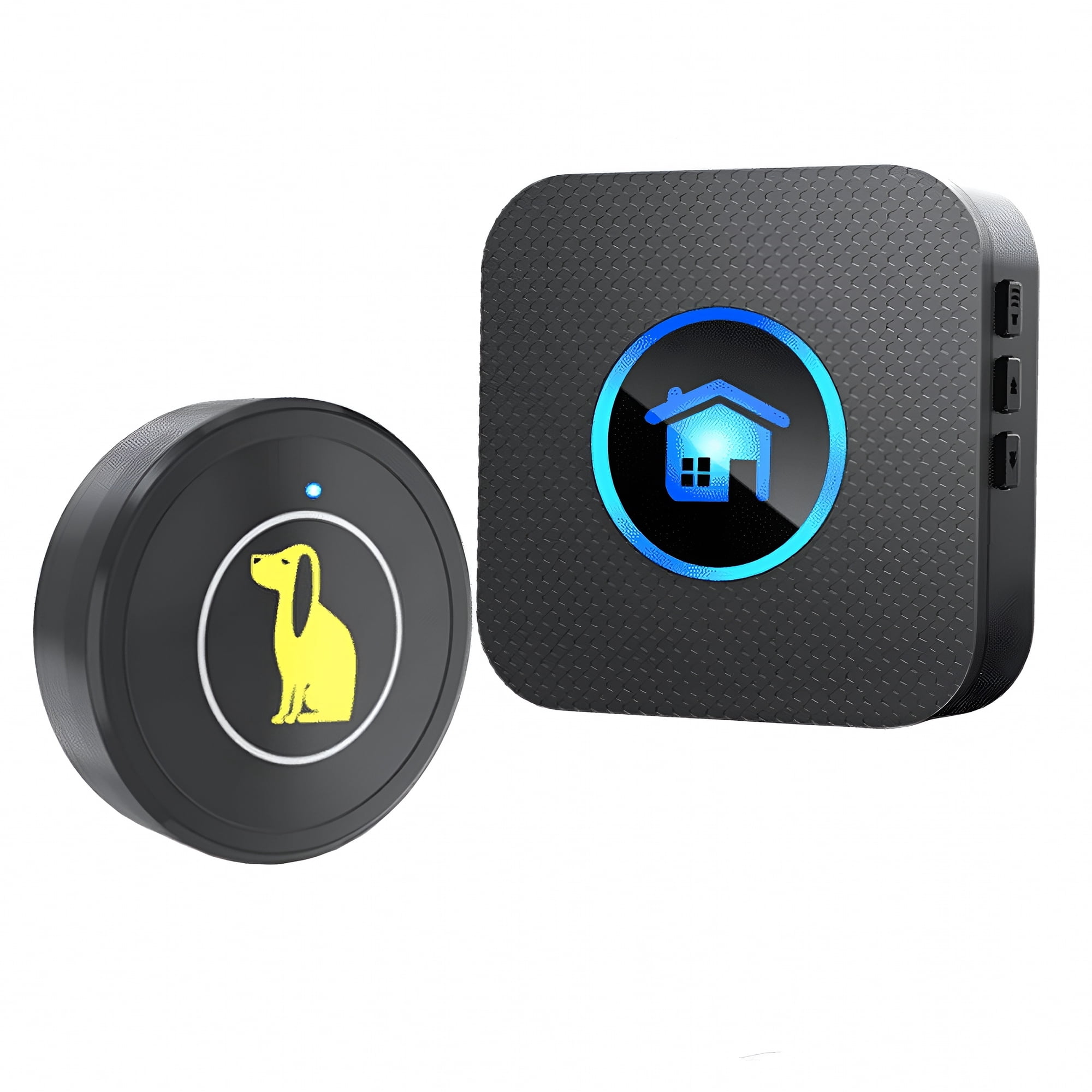 Wireless Dog Door Bell for Potty Training Waterproof Touch Button Doggie Doorbell to Go Outside 55 Melodies and Adjustable Volume Receiver for Puppy Housebreaking
