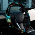 thumbnail image 6 of Note Car Wheel Covers Steering Wheel Cover 14.5 Inch Printing PVC Leather Auto Accessories, 6 of 6