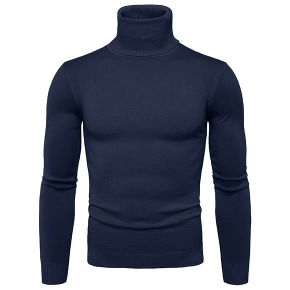 JHLZHS Corduroy Jacket Mens Autumn and Winter Solid Soft Turtleneck Sweater Flexibility Solid Color Close Fitting Top Slim Sweater Jean Jacket for Men 710