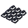thumbnail image 1 of Black Self Adhesion Holder Desk Cable Clip wall Portable Organizer, 1 of 5