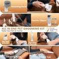thumbnail image 4 of "Dog Grooming Vacuum and Kit, Clipper Nail Trimmer Grinder, 2.5L Dust Cup 7 Grooming Tools 11000Pa Pet Vacuum for Shedding Grooming, Dog Hair Vacuum, Home Cleaning, PG50 Plus ", 4 of 6