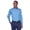 LT COLLEGE BLUE, variant on Harriton Men's Easy Blendâ„¢ Long-Sleeve Twill Shirt with Stain-Release - M500