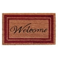 thumbnail image 2 of Home & More Border Welcome Coir Outdoor Doormat, 2 of 2