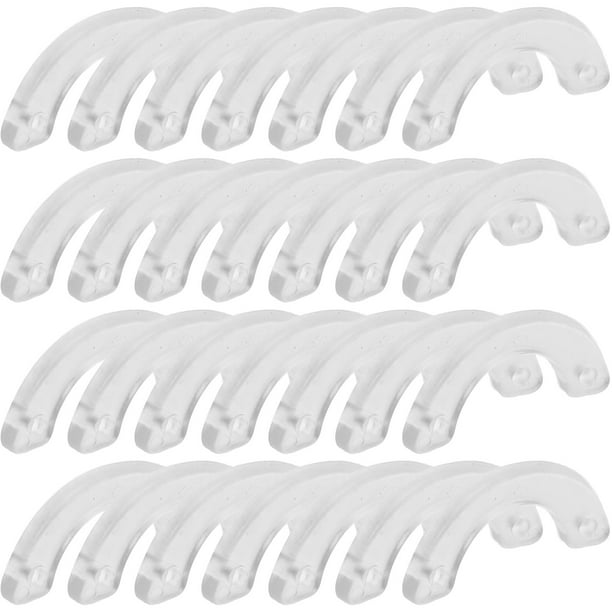 20 topes de plástico antideslizantes para cajones de tocador, con tornillos, de repuesto para muebles, herramienta de reparación de la parte inferior del baúl.