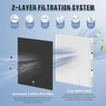 thumbnail image 2 of SAKEGDY HEPA Replacement Filter Compatible with Fellowes AeraMax 190 200 DB55 DX55 Air Purifier, Include 3 True HEPA Filters + 9 Activated Carbon Filters, 2 of 6