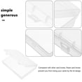 thumbnail image 3 of Transparent Playing Card Storage Box PP Material Convenient Organizer for Home Use 6.2 x 4.3 x 1.3 Inches, 3 of 8