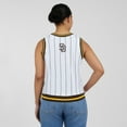 thumbnail image 5 of Women's-WEAR by Erin Andrews  White San Diego Padres Sporty Tank Top, 5 of 5