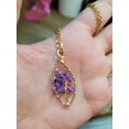 thumbnail image 2 of Natural Handmade Crystal Feng Shui Necklace , Amethyst,Feng shui Necklace, 2 of 7
